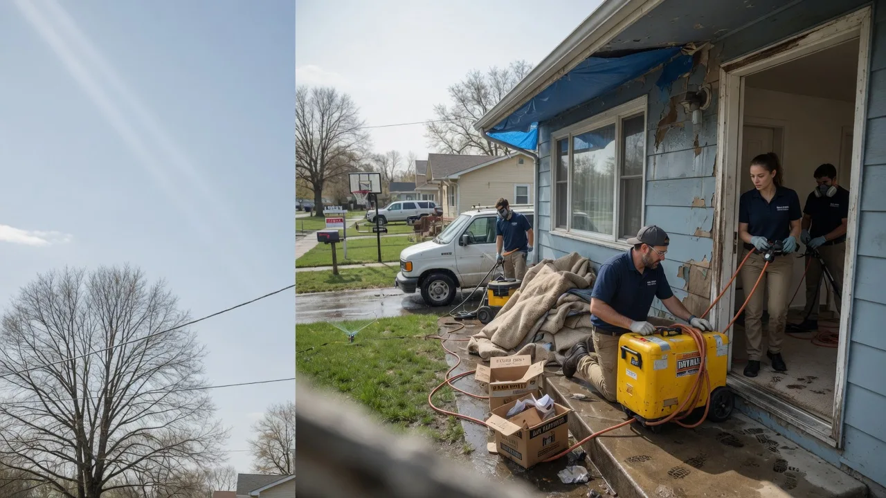 Basement Flood Cleanup in Pennock, MN near me
